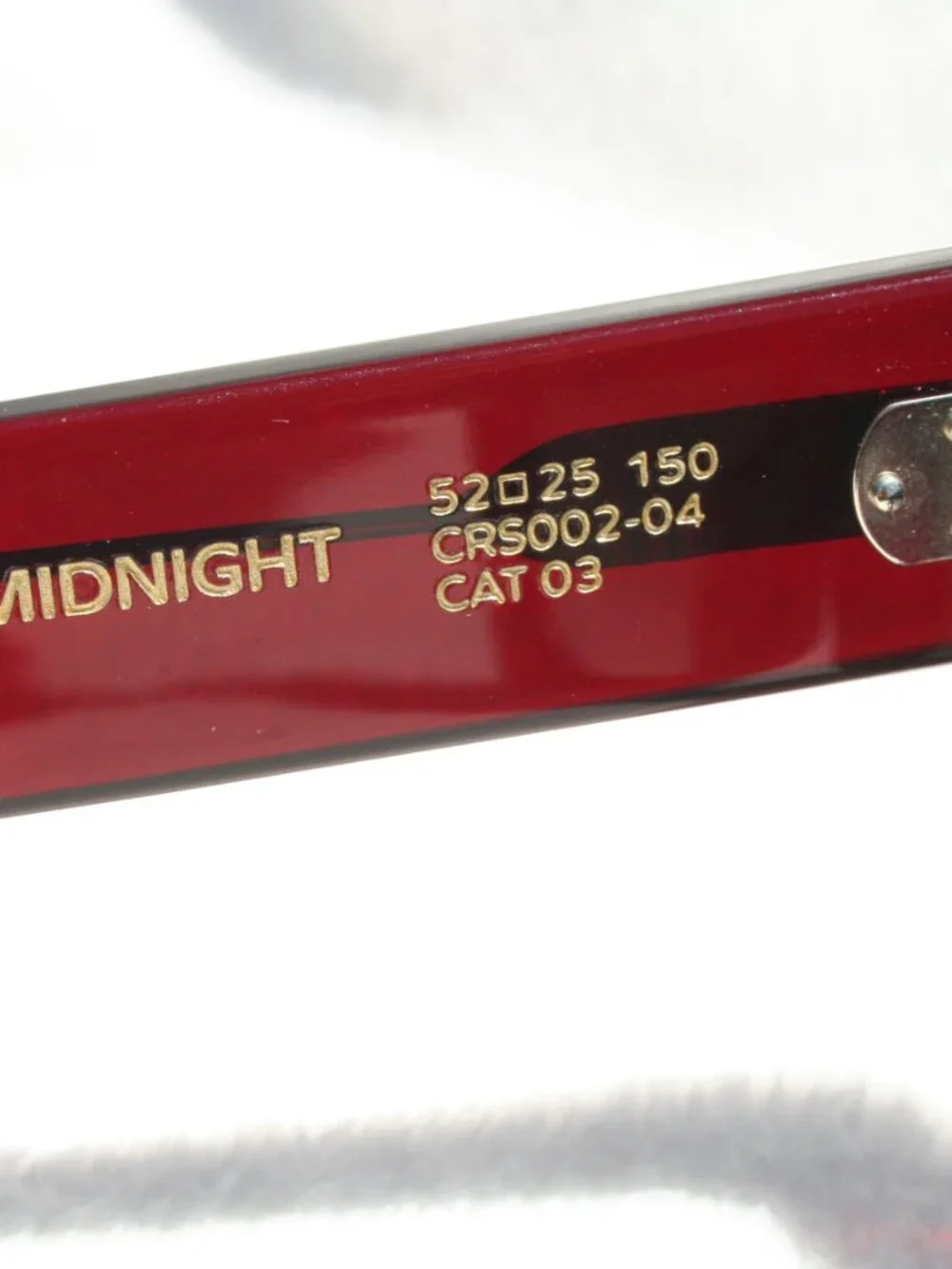 NOS Red Robert La Roche x Christoph Rumpf Midnight Sunglasses Luxury High End